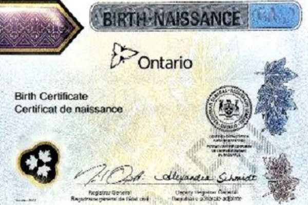 Requisitos para obtener un certificado de nacimiento en Canadá